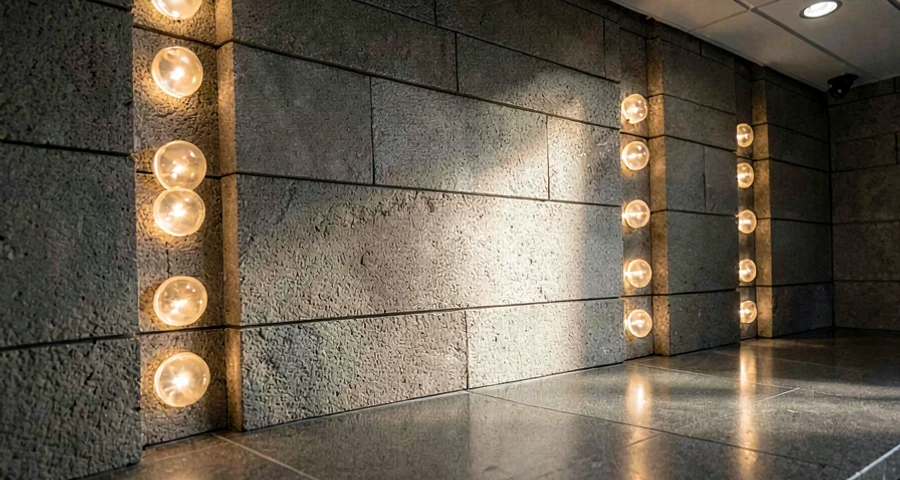 iluminacao arquitetural projeto: Distribuição de luz: entre iluminação geral e acentuação