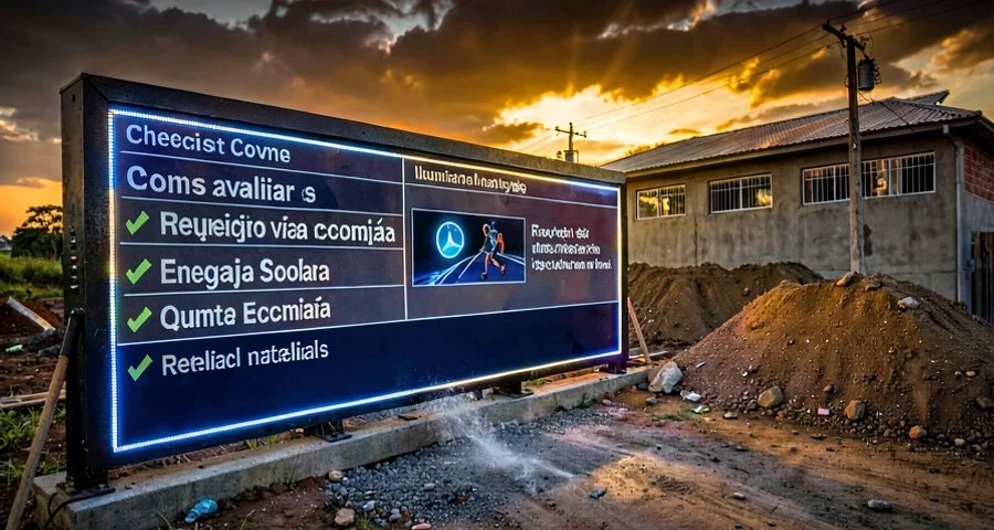 iluminação LED comercial industrial: Checklist: como avaliar se seu projeto vai realmente economizar