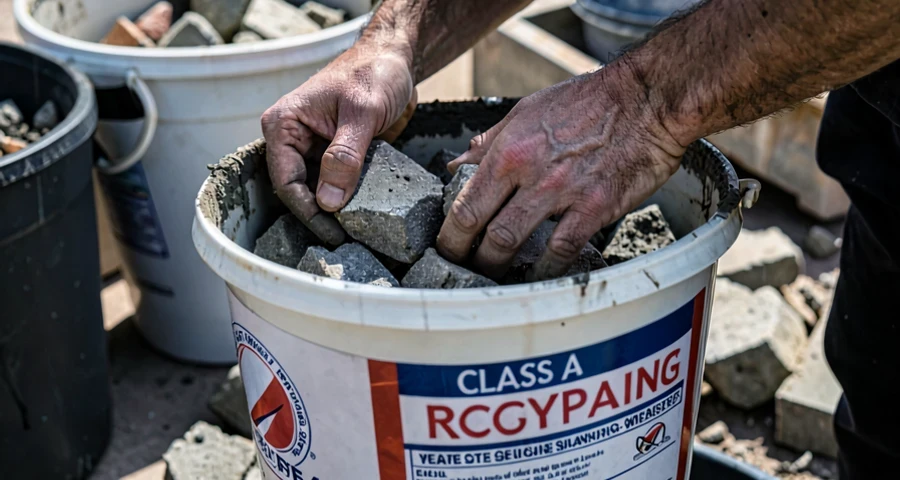 PGRCC plano gerenciamento resíduos: Separação obrigatória: as 4 classes de resíduo