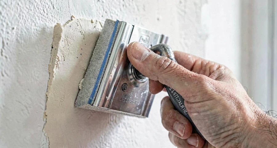 Preparo de superfície antes da pintura de fachada